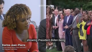 KJP admits her "cheap fake" talking points were prepared by others