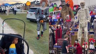 Kids terrified at Halloween scares
