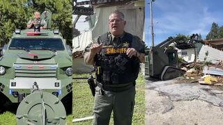 Brevard County Sheriff Wayne Ivey is bulldozing drug dens