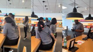 “Sir, can you shut the f** up?” - Verizon workers clash with customer