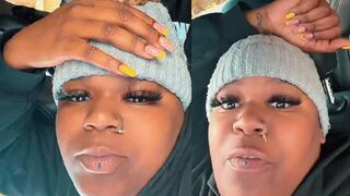 Woman covered in fake accessories freaks out after losing SNAP
