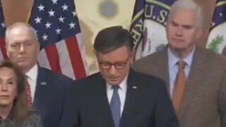 Speaker Mike Johnson claims the Epstein files can’t be released unredacted