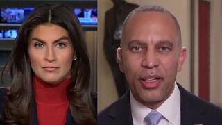 Hakeem Jeffries deflects on Democrats cozying up with Jeffrey Epstein