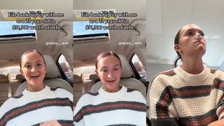 She's 22 with $91,300 worth of debt and a total dumbass