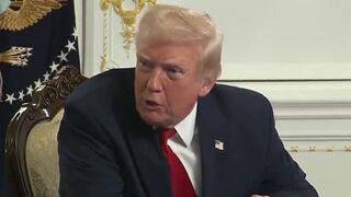 "Are you a stupid person?" Trump trashes reporter who asked stupid question