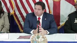DeSantis corrects reporter who wouldn't say illegal immigrant