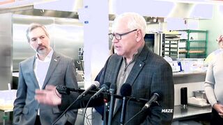 Tim Walz spent nearly 3 minutes NOT ANSWERING for the FRAUD in Minnesota