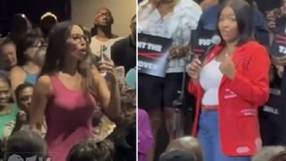 Jasmine Crockett called out to her face as "fake ghetto hoodrat" who isn't "Texas Tough"