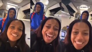 Woman publicly humiliates her boyfriend for not buying first class