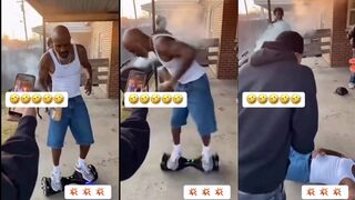 Putting Uncle DMX on a hoverboard