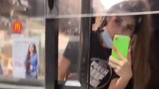 McDonald's chick ain't taking any nonsense