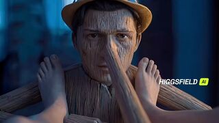 Pinocchio loses virginity to Sydney Sweeney, kinda