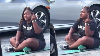 Saving a parking space because you're too lazy to walk ten extra feet