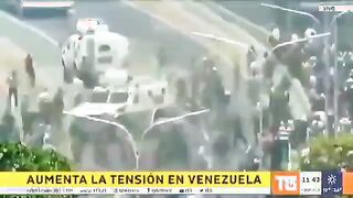 Maduro's police RAN OVER PROTESTERS, and Democrats support him