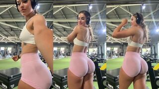 First day back at the gym, how'd she do?