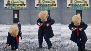 Baby Trump invades Somalian daycare