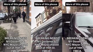 Scumbag Mamdani and Hochul get run out of NY YMCA