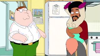 Family Guy scene where Lois is choking