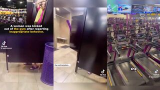Woman kicked out of Planet Fitness for reporting a dude beating off in women's bathroom
