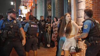 Texas brawl lands her in handcuffs