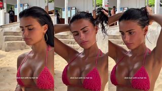 Bikini lady nice and tan