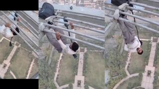 Alex Honnold got paid 500k by Netflix to scale a skyscraper, but some dude in India did this for free