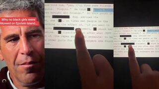 No black girls were allowed on Epstein Island