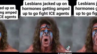 Jacked Up Lesbians At the Protest