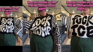 It took 12 sheep to knit this sweater