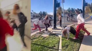 Friend steps in to teach bully a lesson