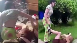 From the bedroom to the streets, this fight was GOING ON