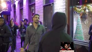 Man sucker punched by weakling loser outside night club