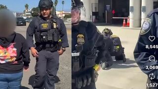 Lady with Muffintop thought she was above the law