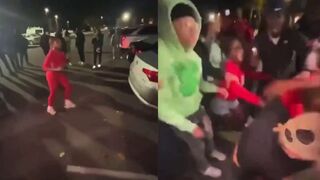 Threw the wig back in her face for fun