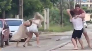 Girls fight, guys fight, everyone fights!