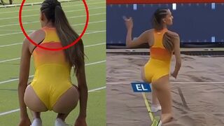 Triple jump while looking this good should not be allowed