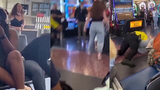 Girl shaped like a troll thought she was the boss... NOPE