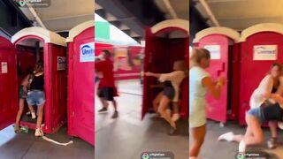 Chick FIGHTS TWO GIRLS who were attacking her mom
