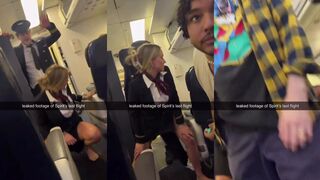The last flight of Spirit airlines