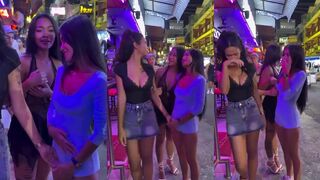 Thailand babes do the smell test on each other