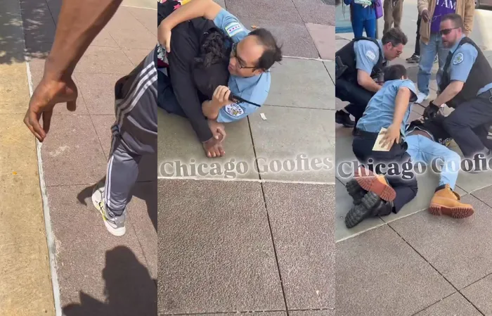 Black dude robs Asian guy, didn't know he was A COP