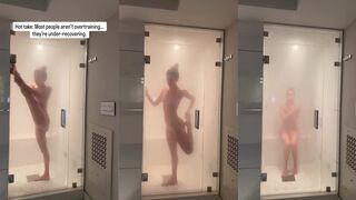 Jen Selter in the shower