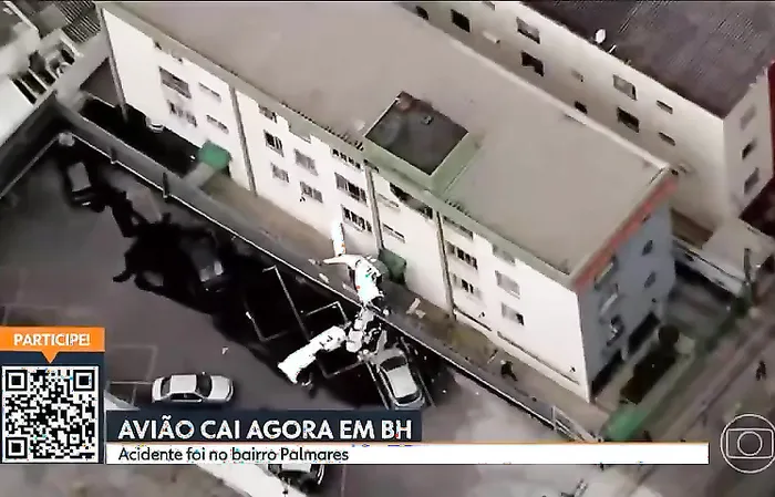 Plane crashes straight into a building in Brazil