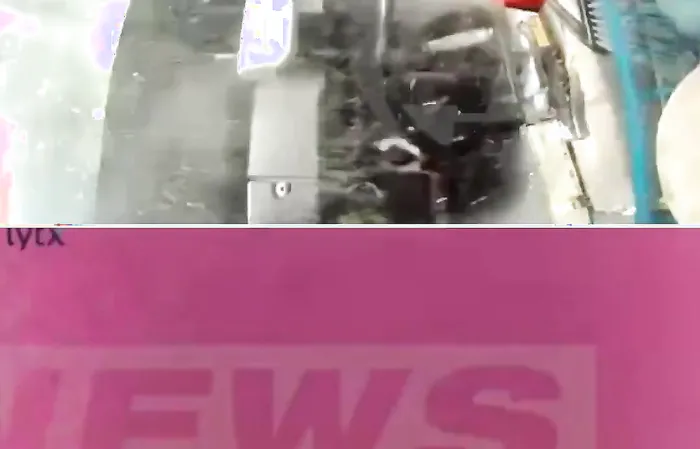 United Airlines Boeing 767 hits Bakery Truck and light pole in Newark, NJ