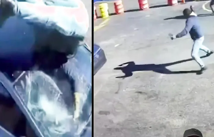 Woman runs over ex-boyfriend at Philly car wash