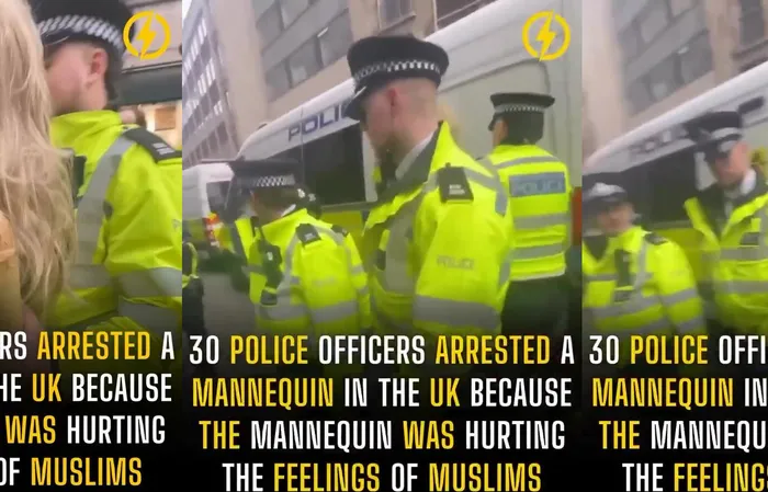 30 British police sent to arrest mannequin because it offended muslims