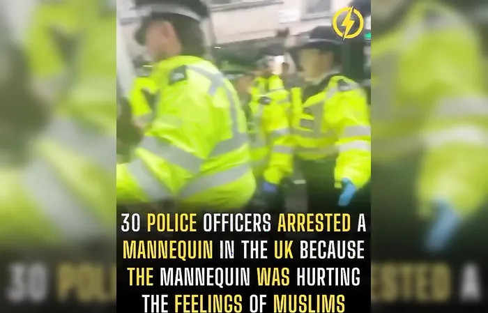 30 British police sent to arrest mannequin because it offended muslims