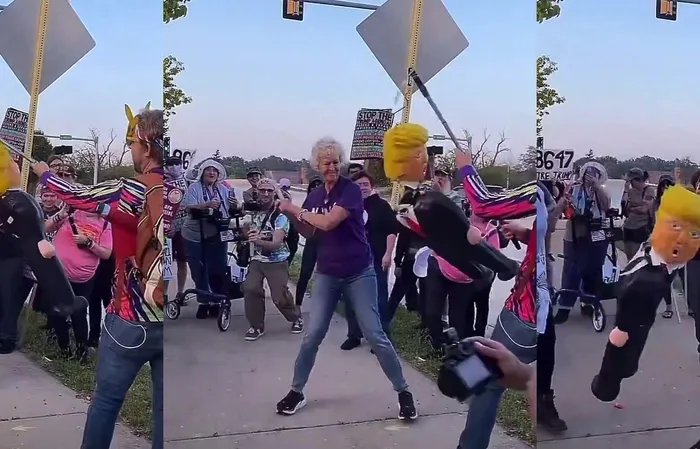 Wearing shirt about "kindness" while being violent