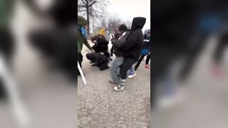 Deranged people attacked tiny female reporter