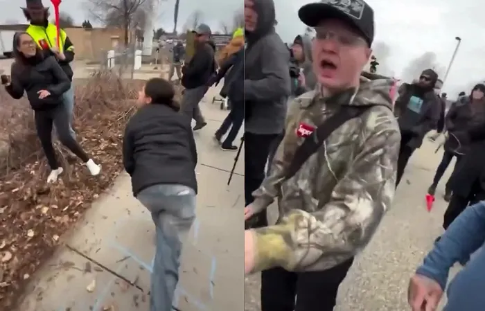 Deranged people attacked tiny female reporter